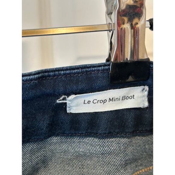 FRAME Le Crop Mini Boot, Cabana Wash (Dark Blue), Size 34 - Picture 5 of 7